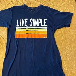 “Live Simple” NavyTee